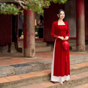 ao dai nhung cach tan phoi co vuong ad162 3