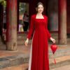 ao dai nhung cach tan phoi co vuong ad162 5 1