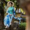 ao dai truyen thong in hoa tiet ad085 4