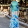 ao dai truyen thong in hoa tiet ad085 6